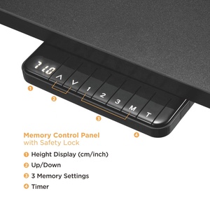 LUMI LEGEND Dual Motor Electric Sit Stand Height Adjustable Desk Frame Modern Office Furniture <strong>Computer</strong> <strong>Table</strong> Standing Desk - Product Image 4
