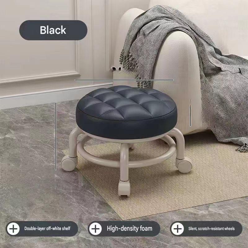 black - silent anti-slip wheels