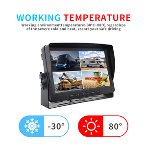 Quad Screen <strong>Backup</strong> DVR Record Camera System <strong>and</strong> 4CH 7/9Inch AHD Monitor Kit for Trucks <strong>and</strong> Heavy <strong>Machinery</strong> - Product Image 6