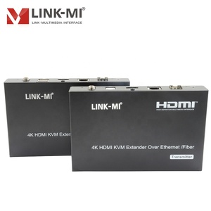 4K HDMI <strong>USB</strong> KVM Extender Over IP/Fiber 120m HDCP 2.2 <strong>USB</strong> 2.0 One <strong>to</strong> Many Many <strong>to</strong> Many IR Remote/button Control Unicast Multicast - Product Image 5