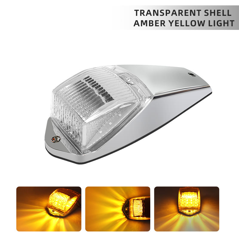 Transparent Shell-Yellow Light-1PCS