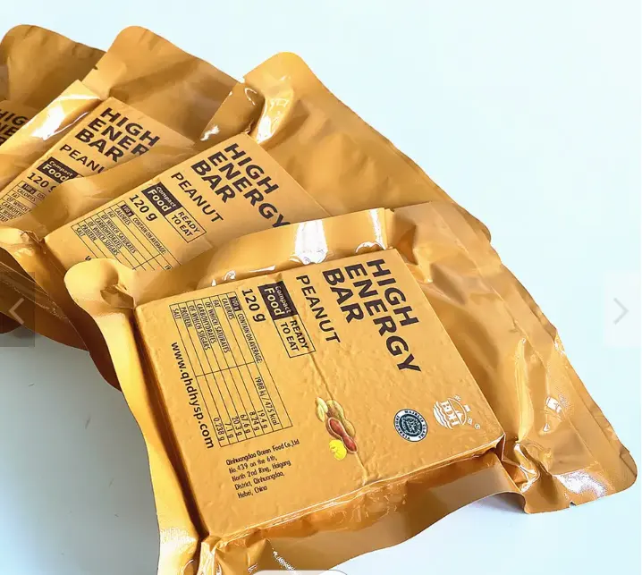 Saveur d'arachide de sauvetage de survie Biscuits comprimés délicatement emballés sous vide à haute énergie