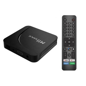 WFファクトリーオリジナルデザインM11 MAXクアッドコアARM Cortex A55 Amlogic S905X5M 4k HDR10プレーヤーAIスマートAndroid TVセットトップボックス - Product Image 1