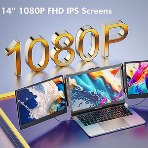 LCD <strong>Monitors</strong> S2 Laptop <strong>Computer</strong> Extender 14INCH FHD 1080P Portable <strong>Monitor</strong> Support Windows Mac - Product Image 4