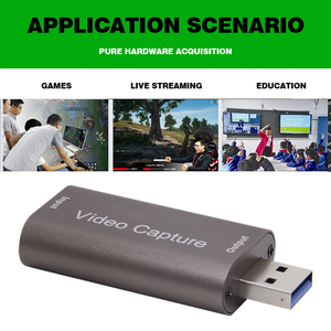 4K <strong>USB</strong> 3.0 HD-MI Video Capture Card Compatible With PS4 Games DVDs Camcorder Camera Live Streaming Video Recorders - Product Image 4