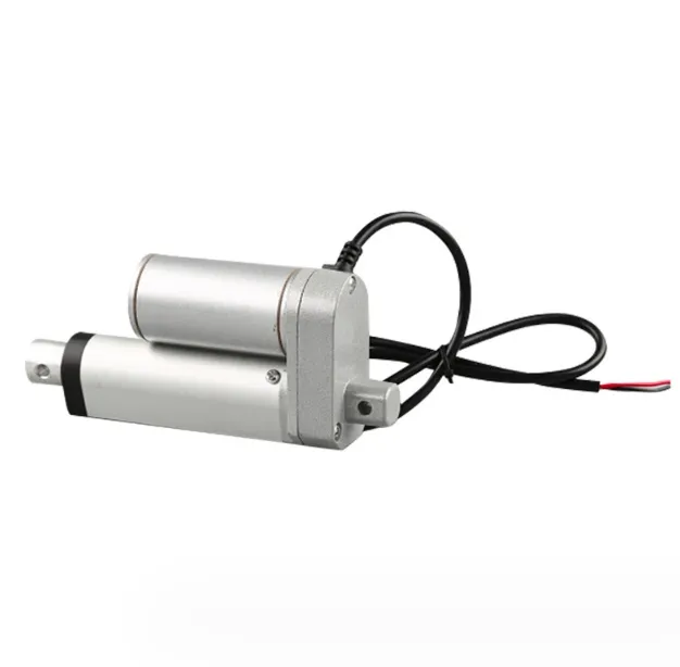 Actionneur linéaire électrique à course de 400mm 24V 1500N vitesse 4 mm/s Mini actionneur de mouvement en métal étanche avec support de montage