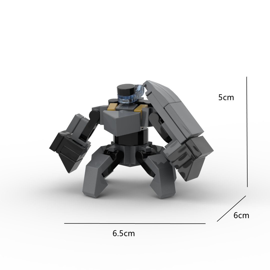 Shieldsan quadruped mecha-component electronic blueprints