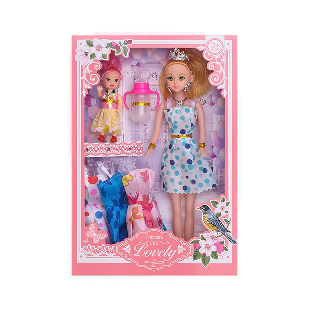 La vendita calda più economica adorabile 11.5 pollici ha vestito la bambola del giocattolo del bambino della ragazza di modo da vendere