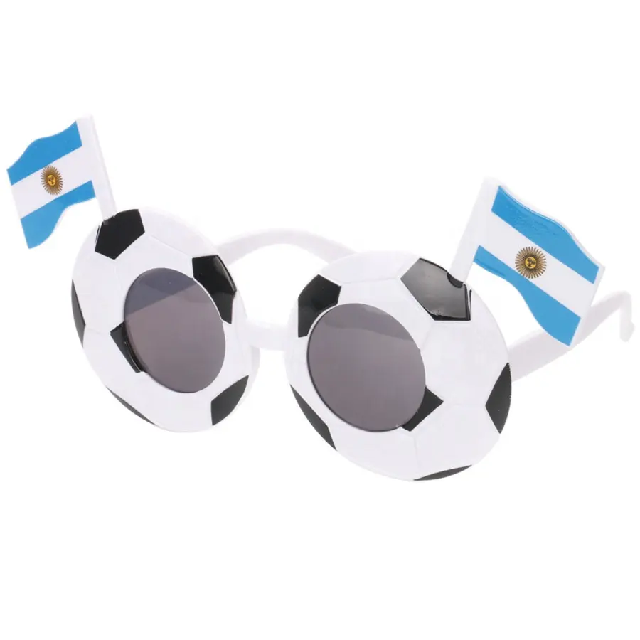 Gafas de Sol para fanáticos del fútbol de color argentino, gafas de fútbol con bandera nacional argentina