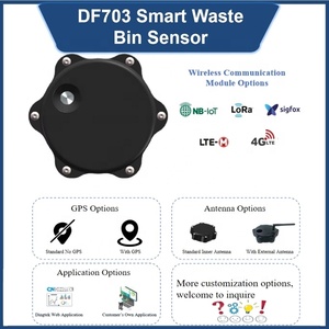 IP68 Smart ultrasonico pattumiera bidone della spazzatura sensore di livello di riempimento LoRaWAN NB-IoT 4G per soluzioni di gestione dei rifiuti - Product Image 3