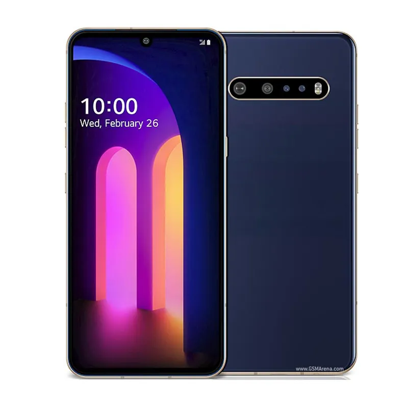 Hot Verkoop Unlocked Mobiele Bulk Gebruikt Mobiele Telefoons Voor Lg V60 Thinq 5G 128Gb 6Gb Ram 6.8 inches Telefons Smart