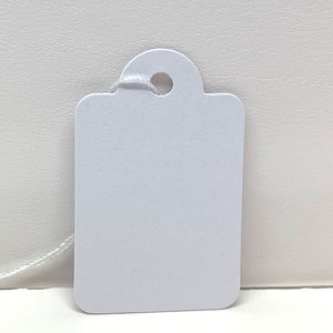 Etiquetas de papel de etiqueta privada personalizadas, billete de cuerda de corbata para exhibición de joyería para bolsas de ropa, etiquetas de precio de mercancía del proveedor - Product Image 3