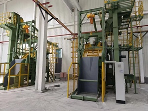 Q32 Caterpillar-Strahl maschine mit automatischem Be-und Entladen der Getriebe kern komponente zum Ent blinken - Product Image 2