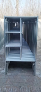 ZYTJ Low Price Pre-Galvanized 5'W X 4'T X 7'L Mason Scaffold Frame Set <strong>Modular</strong> <strong>System</strong> Scaffold for Building <strong>Scaffolding</strong> - Product Image 4
