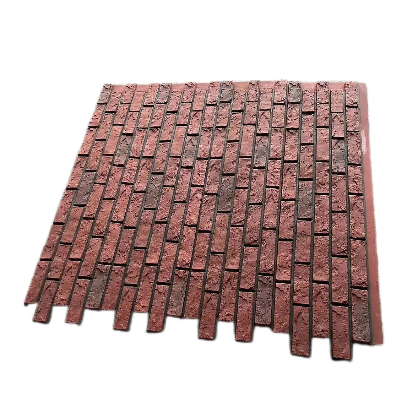 Großhandel Red Brick Outdoor Pu Schaum Steinmauer Stein Steinmauer Verkleidung Stein für die Dekoration