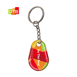 定制小挂件Rfid NFC/RFID环氧钥匙卡可重写水晶胶环氧门禁卡