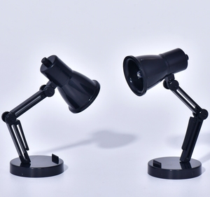 迷你发光二极管台灯创意小卧室夜灯迷你书夹灯暖光护眼小台灯 - Product Image 2