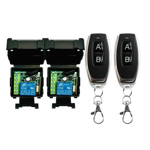 <strong>1</strong>-Channel DC 12V RF Transmitter Receiver Circuit with Learning Code Metal Remote <strong>Control</strong> 315/433.92 MHz Frequency