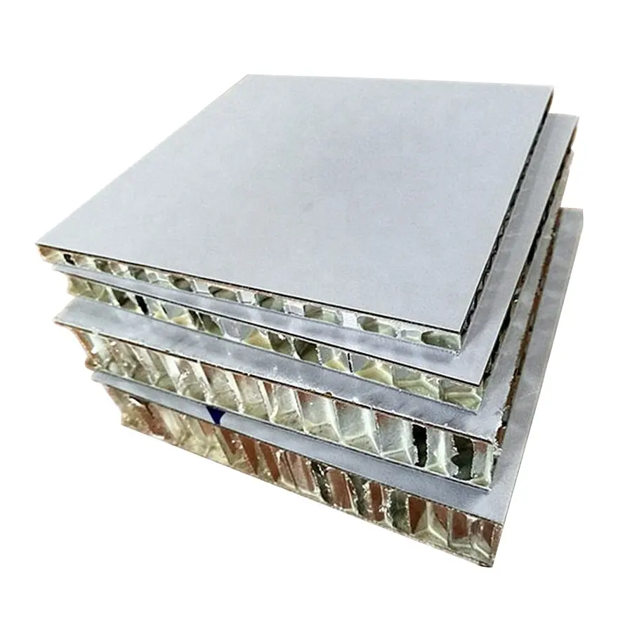 Placa de sándwich de panal de aluminio para pared, aplicación de materiales de construcción a paneles de pared con cancelación de ruido, precio de fábrica