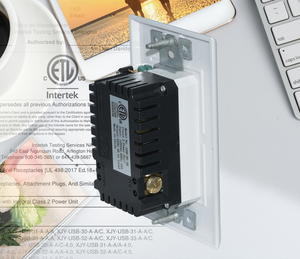 US Standard USB 5V <strong>2</strong>.1A QC 3.0 Quick Smart <strong>Socket</strong> 1 USB Plug and 1 <strong>Type</strong> C Output American Standard <strong>Socket</strong> - Product Image 6