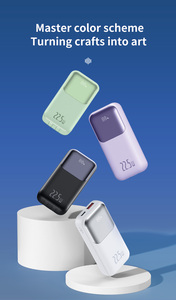 Portable Mini <strong>Power</strong> <strong>Bank</strong> 10000mah <strong>QC3.0</strong> PD 22.5W Fast Charging LED Digital Display Built in Cable <strong>Power</strong> <strong>Banks</strong> for iPhone 15 - Product Image 4