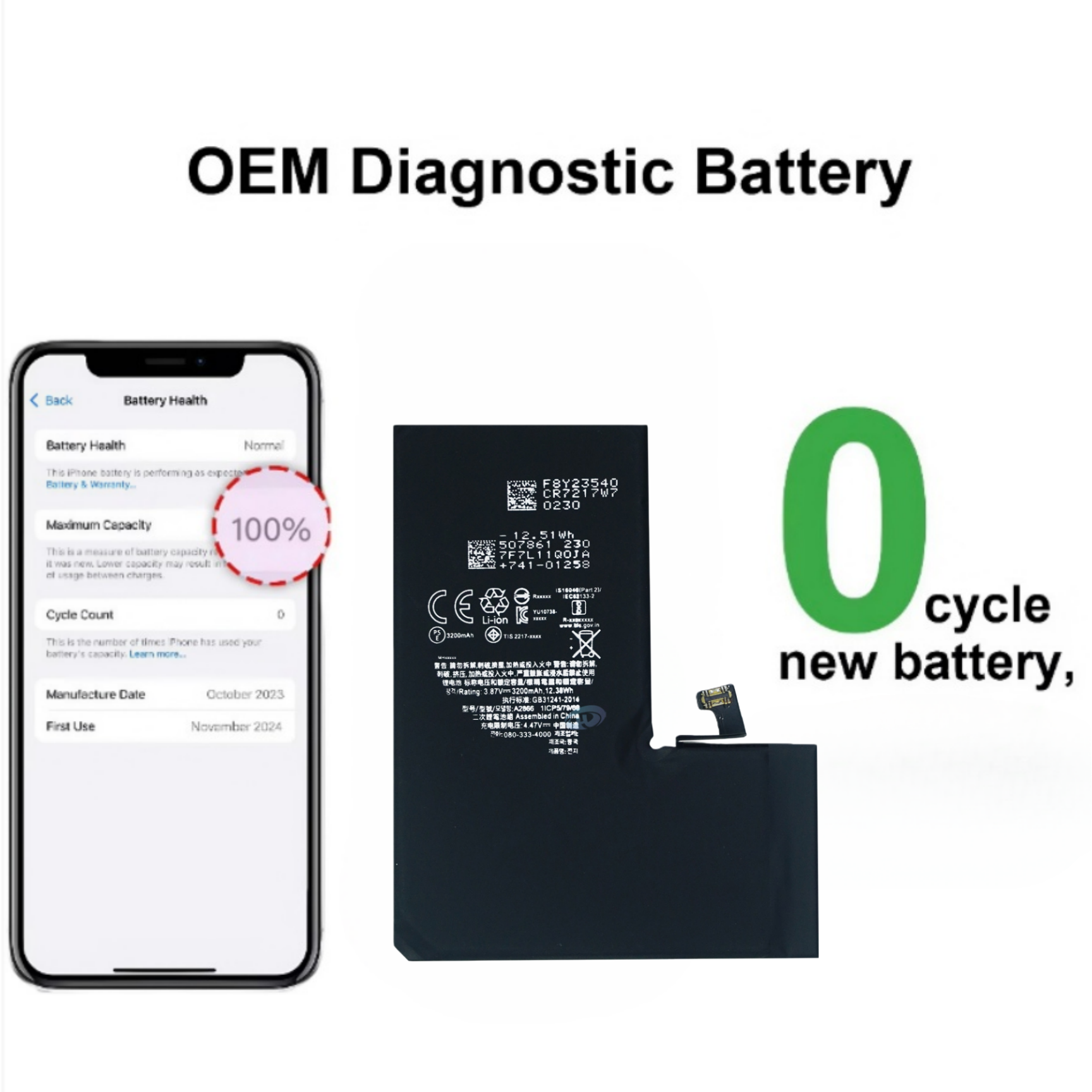 para iphone 14 Pro máximo 4890 mah