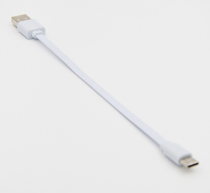 <strong>20cm</strong> Flat <strong>USB</strong> 2.0 a Male to <strong>USB</strong> C Male Power Charge 2C Cable