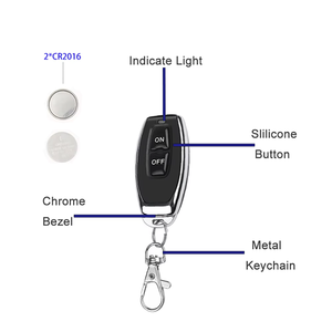 433 Mhz không dây điều khiển từ xa chuyển đổi DC 12v24v30a 1CH Relay Receiver cửa nhà để xe động cơ chuyển đổi ánh sáng 1000M Transmitter - Product Image 5