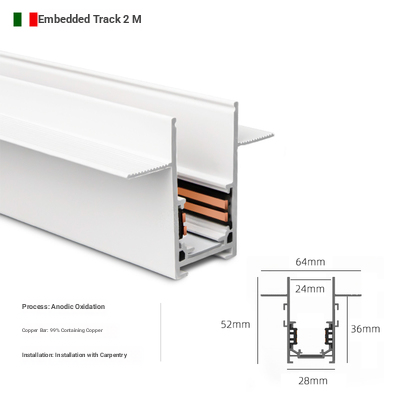 Rail magnétique pour plafond