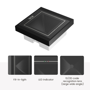 AC8030 Smart QR Code Reader Zugangs kontrolle IC MIF NFC Kartenleser Wiegand Tür zugangs kontroll kartenleser system - Product Image 3
