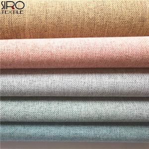 Phổ biến chống cháy Linen nhìn 100% polyester 300cm màn rèm vải - Product Image 4