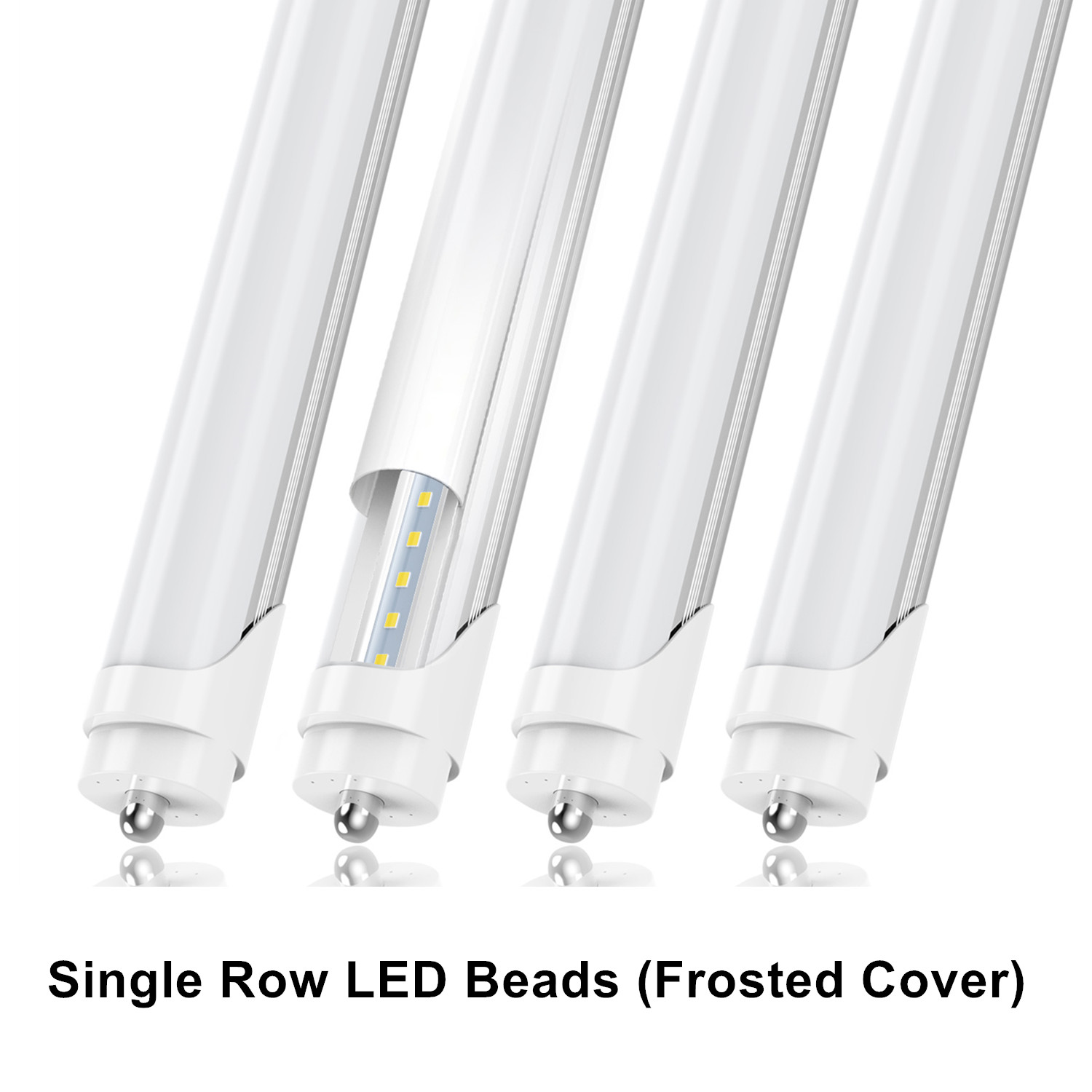 Perles LED à une rangée (couvercle givré)