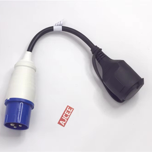 AJCEE 3pin 220V 16A ip44 CE付き産業用多出力プラグソケット - Product Image 1