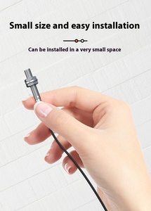 Serie FHc M4 con tipo roscado 1,0mm Forma cilíndrica de metal en miniatura IP66 Sensor de proximidad inductivo sin contacto - Product Image 6