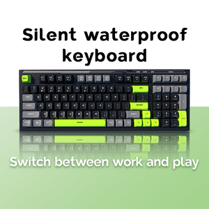OEM 98 <strong>Keys</strong> RGB <strong>Light</strong> Control Knob Aula <strong>Computer</strong> Clavier Teclado Gamer Mechanical Felling <strong>Keyboard</strong> Gaming Silent <strong>Keyboard</strong> - Product Image 3