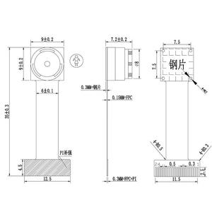 厂家价格传感器摄像头OV5648 500万1080p Mipi动态手机平板数码相机模块