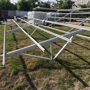 HF耐久性のあるアルミニウムまたはスチール製の地上構造システムpvパネル地上フレーム垂直ソーラー地上マウント - Product Image 1