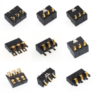 ขั้วต่อแบตเตอรี่มือถือ4ขา PCB Mount 2.5PH 6.0H ขั้วต่อแบตเตอรี่ทองคำ3U ขั้วต่อแบตเตอรี่มือถือ - Product Image 4