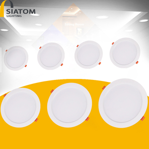 Gizli gömme aydınlatma damla yuvarlak led ticari panel ışıkları gömme aydınlatma led tavan ışık - Product Image 1