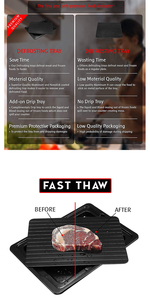 Beeman ถาดละลายน้ำแข็งอาหารเนื้อสัตว์ละลายเร็ว - Product Image 5