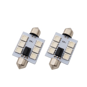 Perfect <strong>LED</strong> 31/36/39/41MM RGB <strong>LED</strong> Festoon Panel <strong>RC</strong> Colorful DC 12V RGB Car Interior License Plate Reading Light - Product Image 1