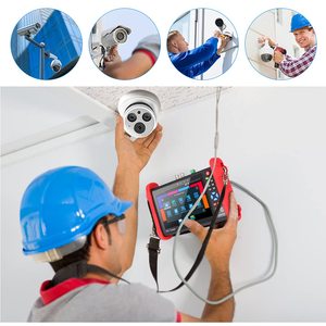 Elektrikçi Video Tester <span class=keywords><strong>IPC</strong></span> CCTV yükleyici uygun gözetim aksesuarları için çok amaçlı elektrikli araçlar Set kılıfı