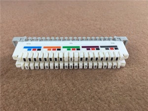 Sample Free Whole Sale <strong>Telecom</strong> Parts Other Telecommunications Products of krones 10 Pair Disconnection Module with Color Label - Product Image 5