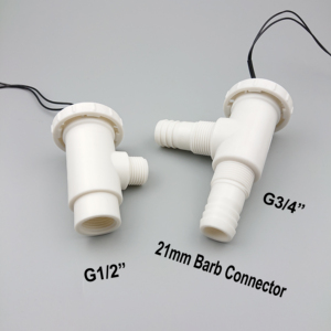 OD10/OD12ホースチューブプラスチックフロースイッチ0.3LPM低水流センサーパドルタイプ垂直および水平 - Product Image 6