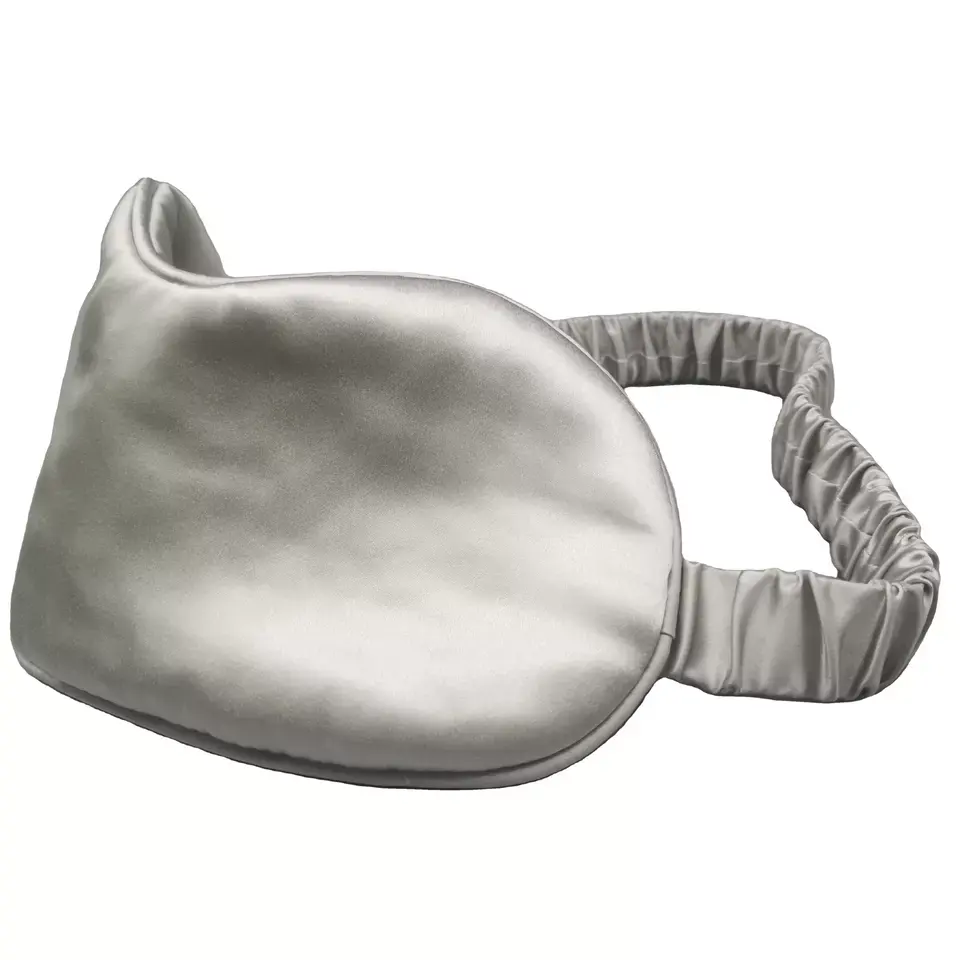 Vendita calda all'ingrosso a buon mercato soft travel silk sleep eye mask eyeshade shading light