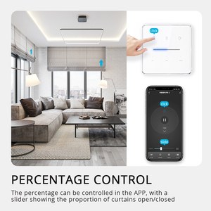 Zemismart Tuya Zigbee ab perde anahtarı stor perde motoru akıllı deklanşör anahtarı yüzde kontrolü Alexa Google ev - Product Image 4