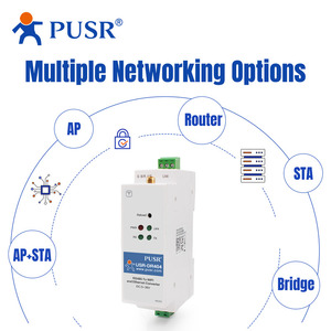 USR-DR404 Din导轨Modbus网关MQTT RS485至WiFi转换器802.11 a/b/g/n WLAN - Product Image 4