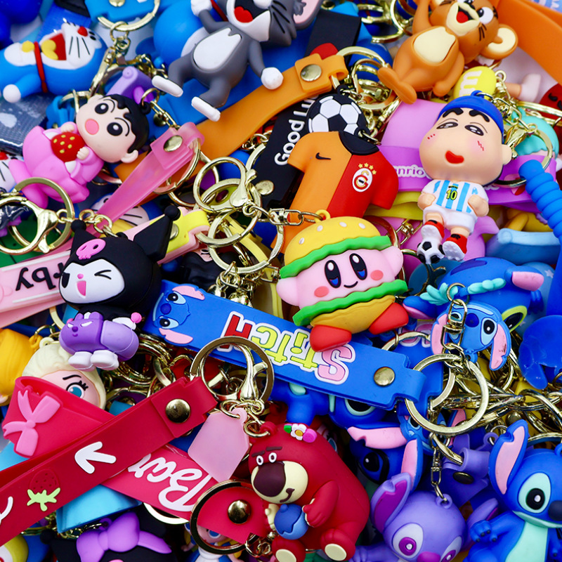 styles random 3D key lobster clasp