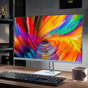OEM ODM 24 Inch Silver AIO Pc Monoblock Rotatable I3 I5 I7 Optional Window10 <strong>Desktop</strong> 16GB <strong>DDR</strong> All in One <strong>Computer</strong> - Product Image 2
