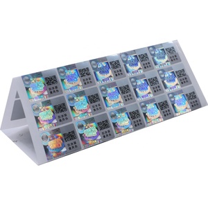 <strong>Custom</strong> <strong>Make</strong> Holographic Sticker Hologram Label Convex Lens Hologram Label QR Code Holographic Sticker QR Code Holographic Label - Product Image 4